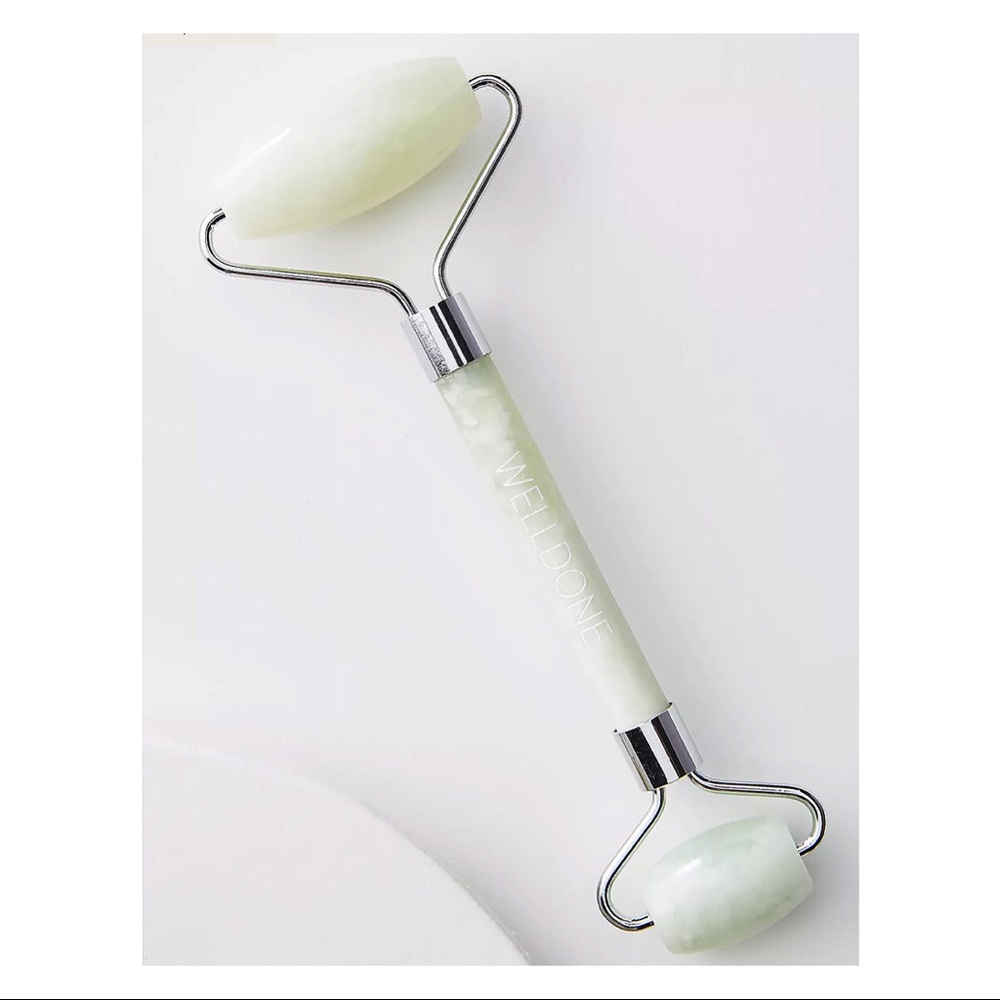 Anthropology Well Done Crystal Jade Facial Roller NWT